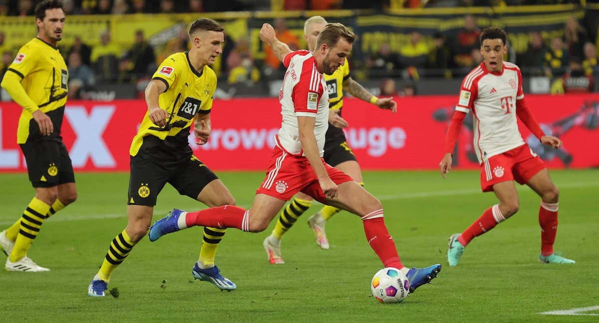 Harry Kane, autor de dos goles contra el Borussia Dortmund./REUTERS