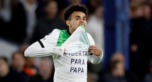 Luis Díaz rasca un punto, dedica el gol a su padre secuestrado y pide su liberación: «Cada segundo crece nuestra angustia»