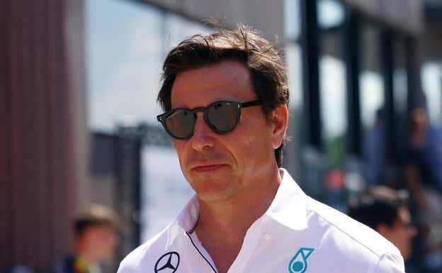 Toto Wolff, en Brasil.  Reuters