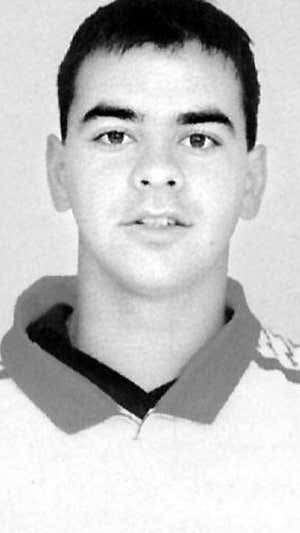 Míchel, de adolescente, durante su etapa como canterano del Rayo Vallecano.