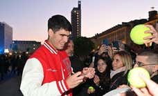 Carlos Alcaraz sueña con las ATP Finals: «Estar aquí es un regalo y estoy al 100%»