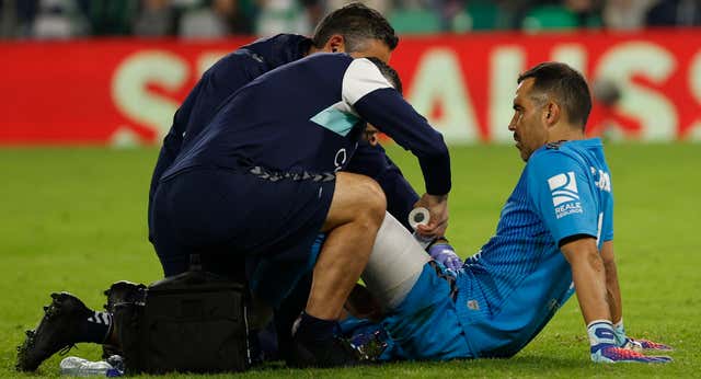 Lesión de Claudio Bravo del 10 de noviembre de 2023