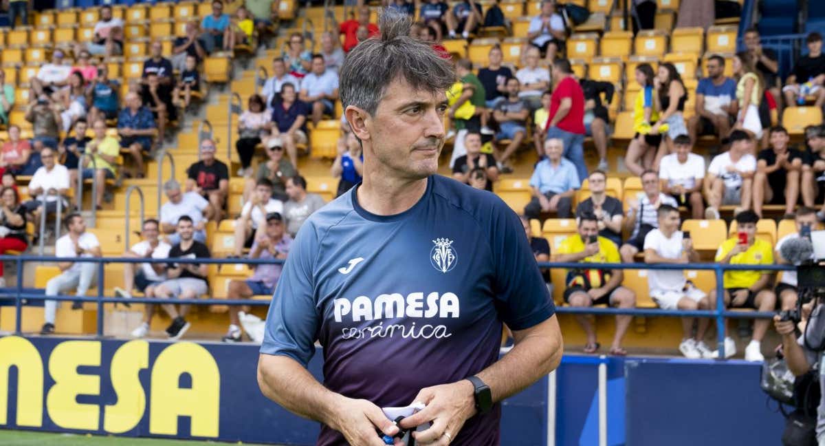 Pacheta en un entrenamiento. /Villarreal.