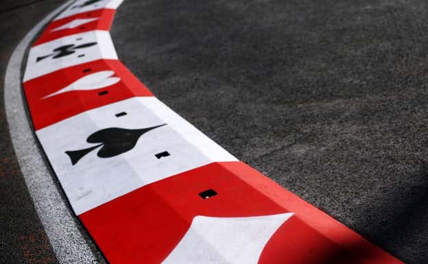 Imagen de los pianos del GP de Las Vegas de F1 2023.  Getty Images