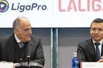 Tebas acusa a Florentino de «tergiversar» y le ataca: «Manifestaciones plagadas de falsedades«