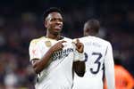 Un gol con el pecho 'a lo Messi', una celebración 'made in Cristiano' y un abrazo con Ancelotti: así fue la gran noche de Vinicius