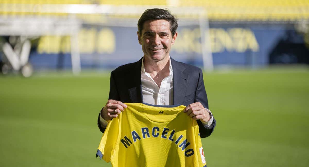 Marcelino debutará en el banquillo del Villarreal en Zamora./EFE/ Andreu Esteban