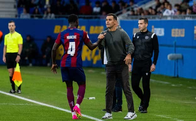 Mbacke acaba de debutar con el filial.  FC BARCELONA