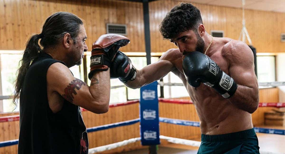 Ricardo Sánchez Atocha y José Luis Navarro Jr., durante un entrenamiento./Adrián Rubio Moreno (@adrumor)