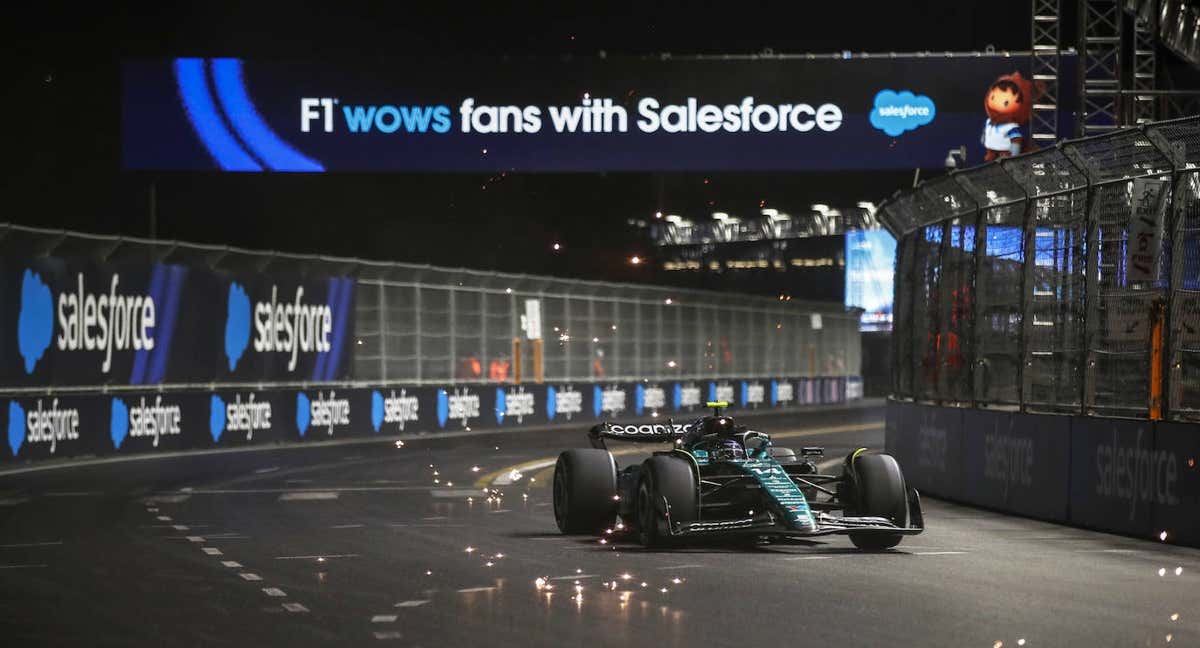 Fernando Alonso, en Las Vegas. /Reuters