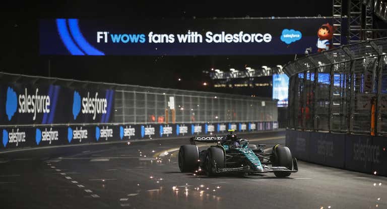 Fernando Alonso, en Las Vegas.