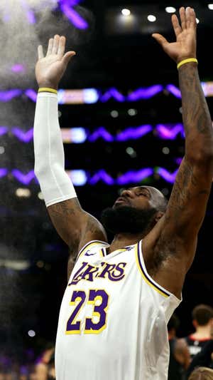 LeBron James. Afp