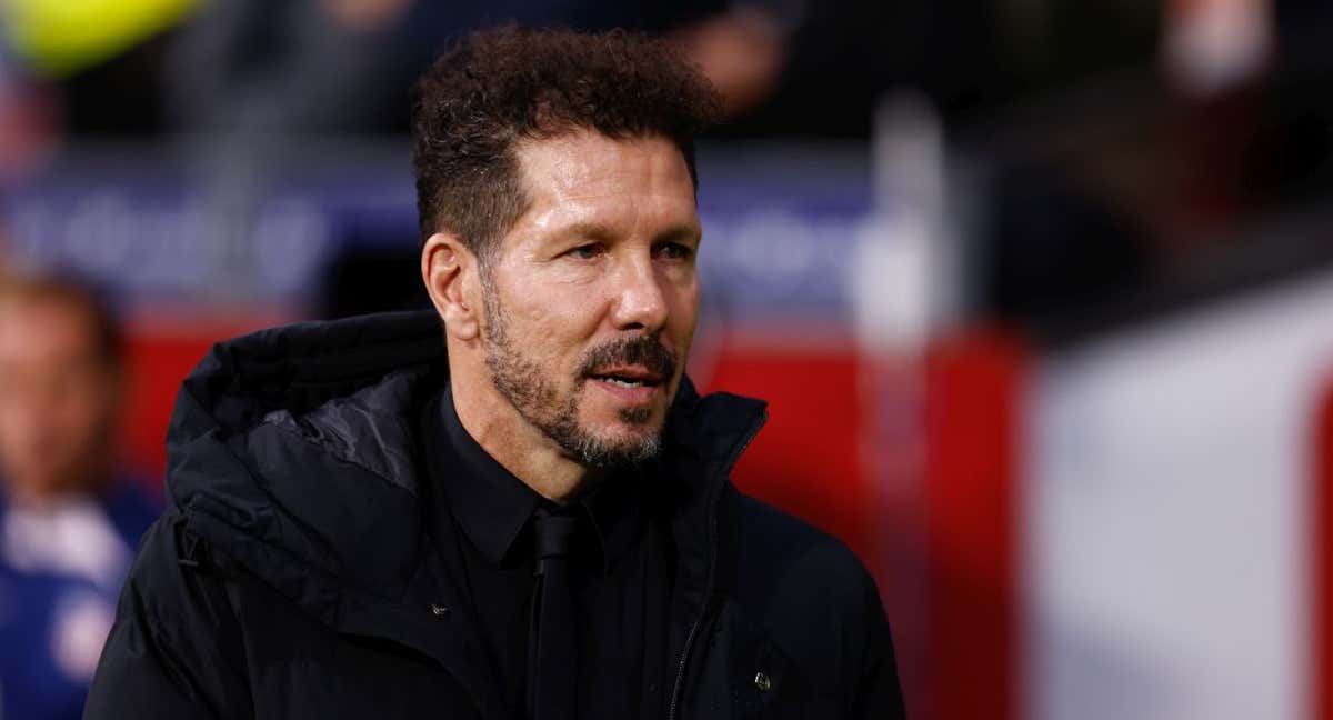Simeone, durante un partido de Champions esta temporada. /EP