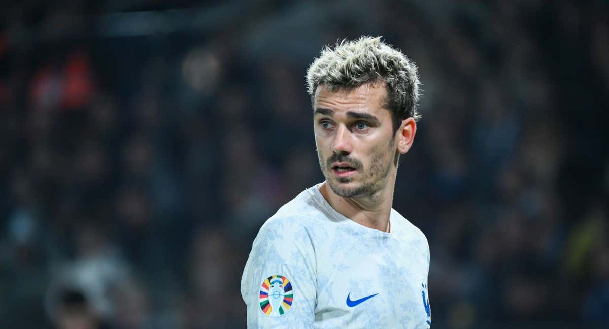 Griezmann, en un partido con Francia./EP