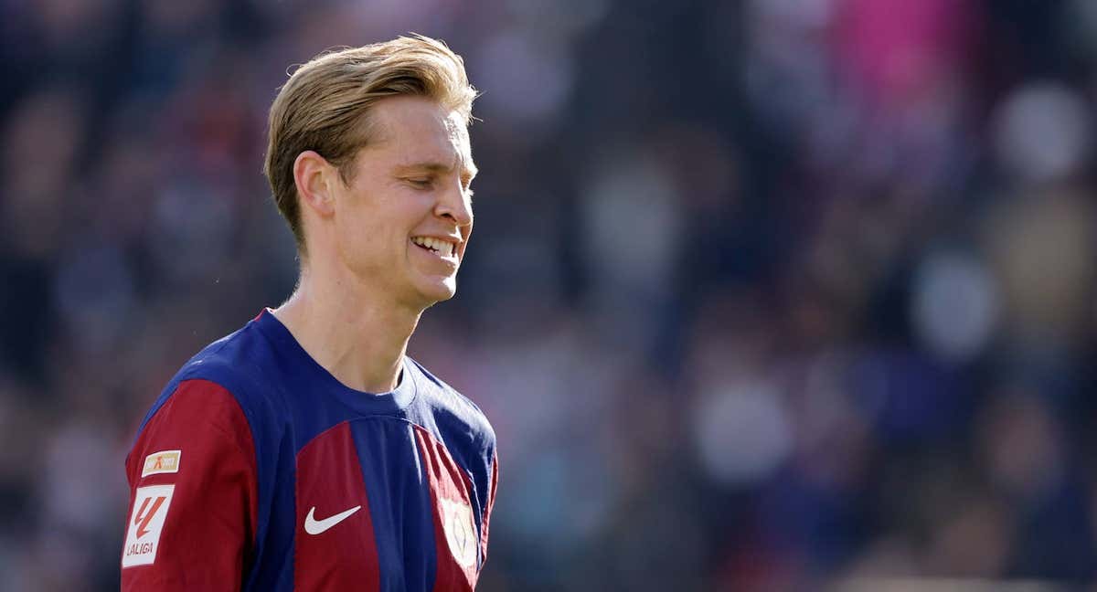 De Jong reapareció en Vallecas.