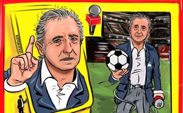 Cromo, ilustración muy recurrente a lo largo del libro, de Josep Pedrerol.