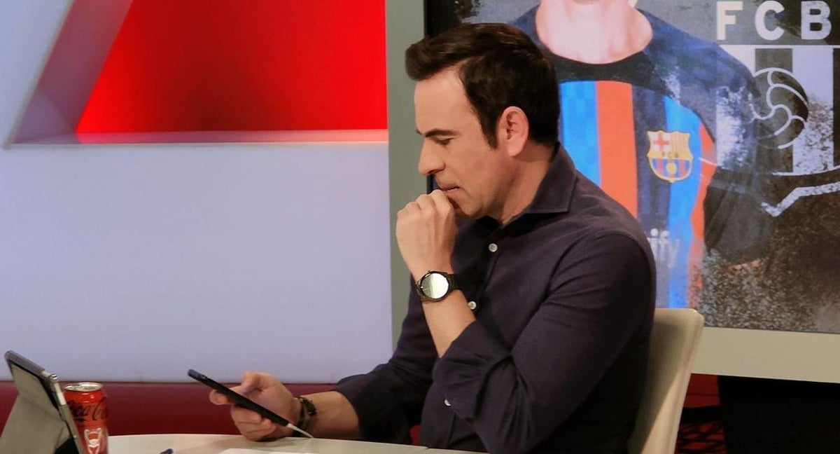 Felipe del Campo, presentando en Gol.