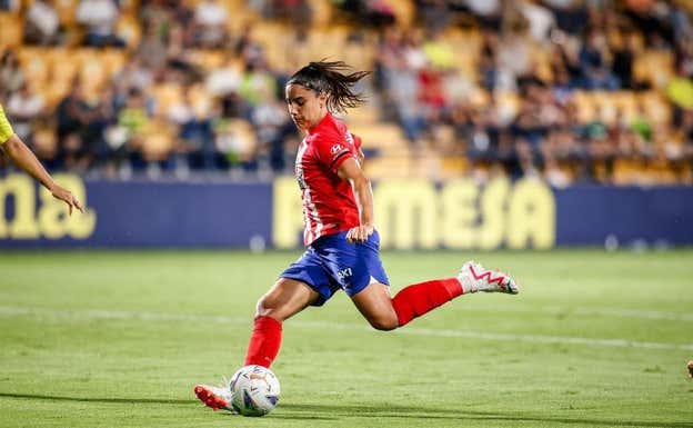 Sheila durante un partido.  ATM