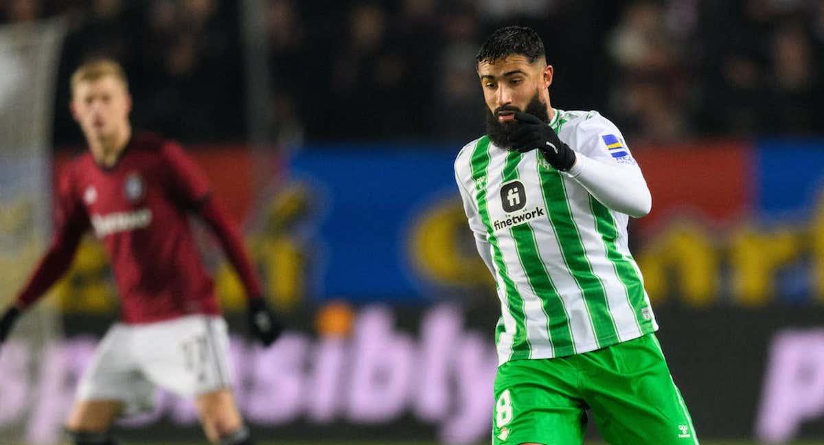 Nabil Fekir, en el partido ante el Sparta Praga./EFE