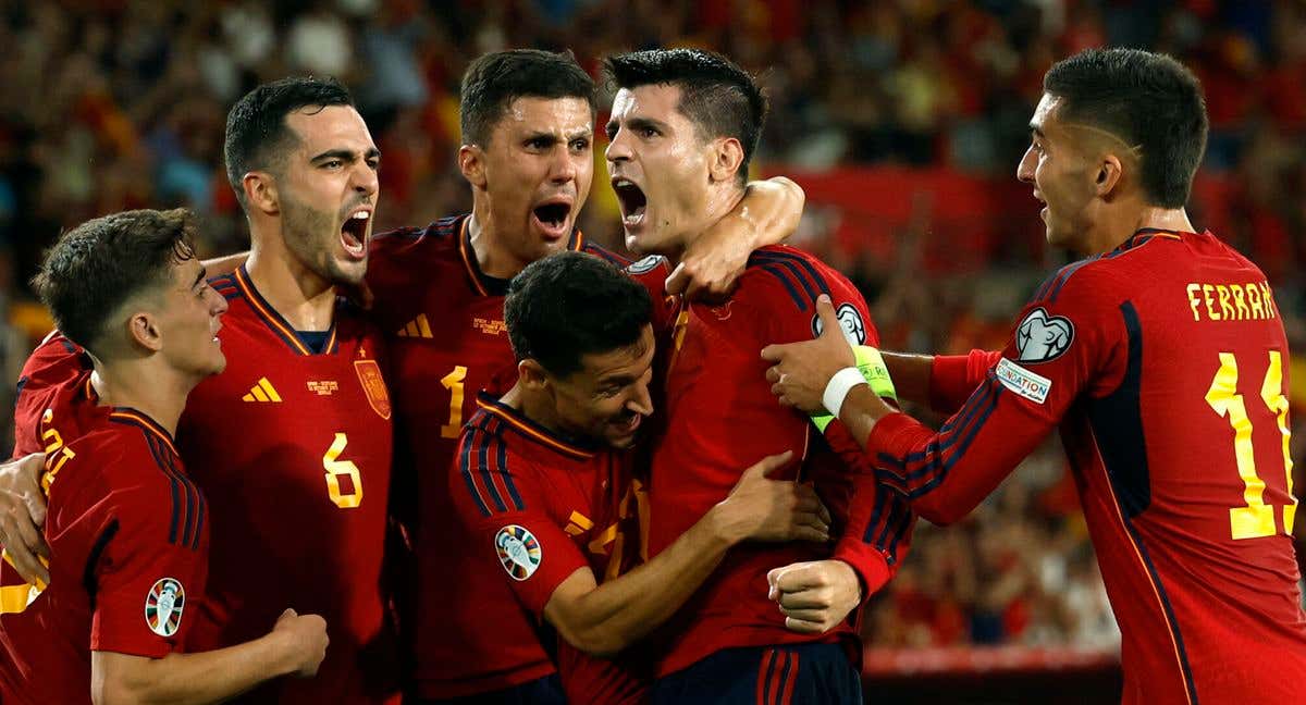 Morata celebrando un gol. /REUTERS