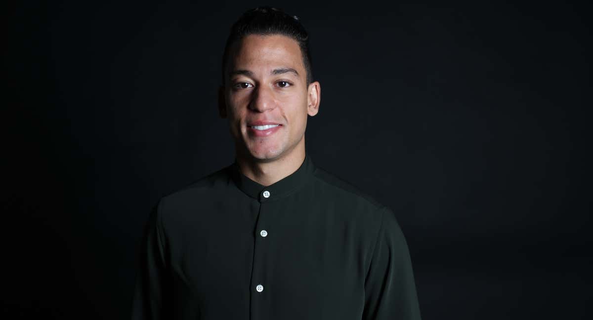 Cristian Benavente, durante la entrevista.