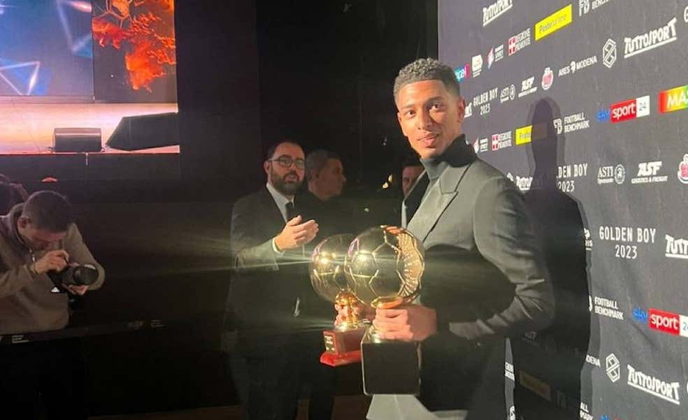 Bellingham, el primer Golden Boy del Real Madrid con la inspiración de Rooney y un récord: «Soy muy afortunado»
