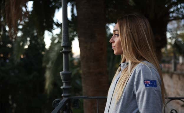 Letizia Paternoster, durante su estancia en Granada. RELEVO/SALVADOR FENOLL