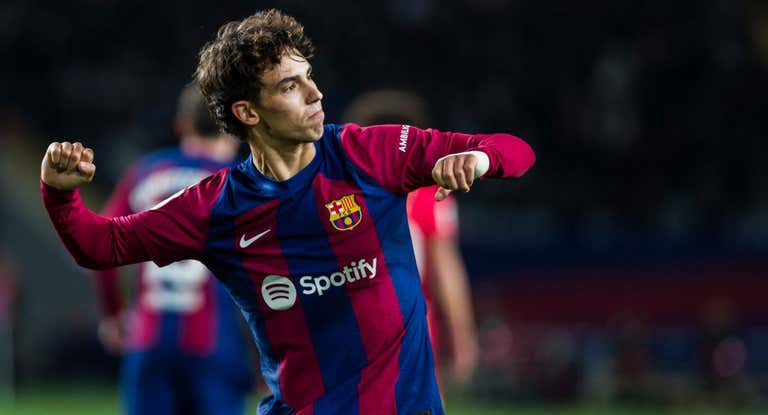 Joao Félix celebra su gol contra el Atlético de Madrid.