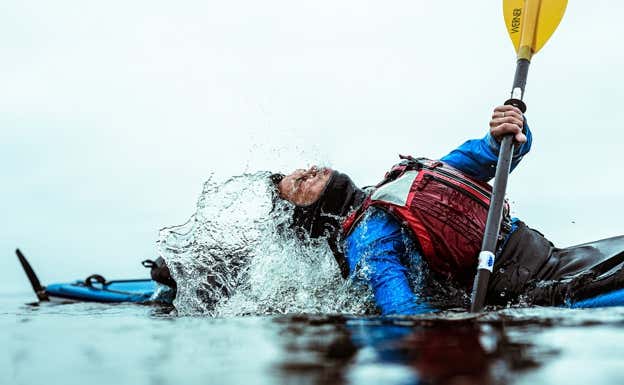 Fotografía ganadora de la categoría "Piragüismo".  MAARTEN VAN DE VELDE
