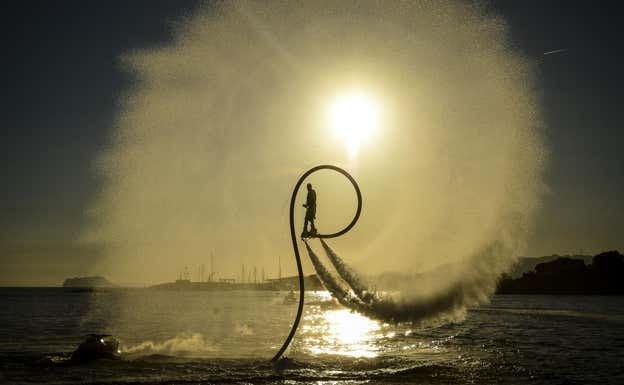 Fotografía ganadora de la categoría "Motonáutica".  JOSÉ LUIS VILLAESCUSA