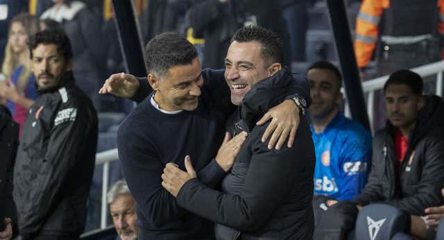 Xavi se rinde a Míchel y este saca pecho: «Hemos hecho un gran favor a la Liga con el partido de hoy«
