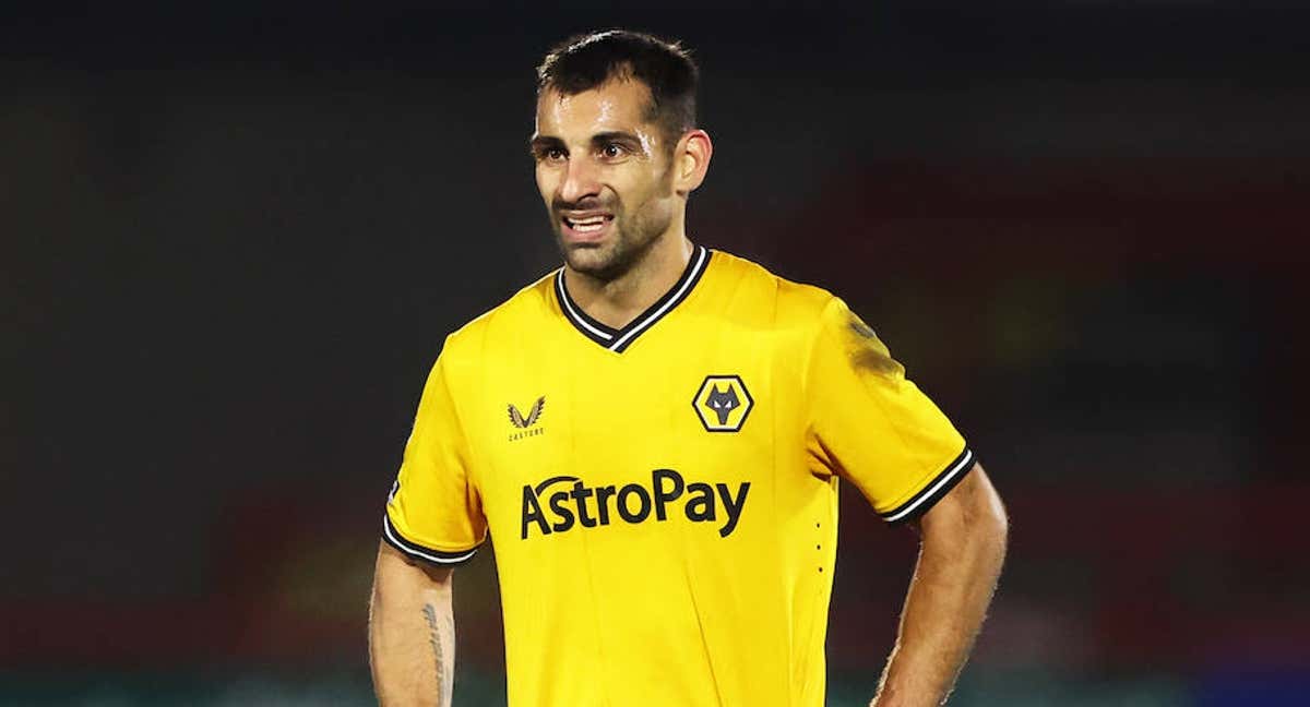 Jonny Otto, futbolista del Wolverhampton./Getty Images