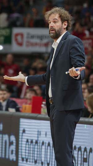 Grimau en un partido de Liga ACB de esta temporada.  EFE