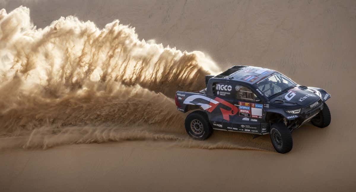 El nuevo Toyota Hilux EVO T1U para el Rally Dakar 2024. /Toyota Gazoo Racing