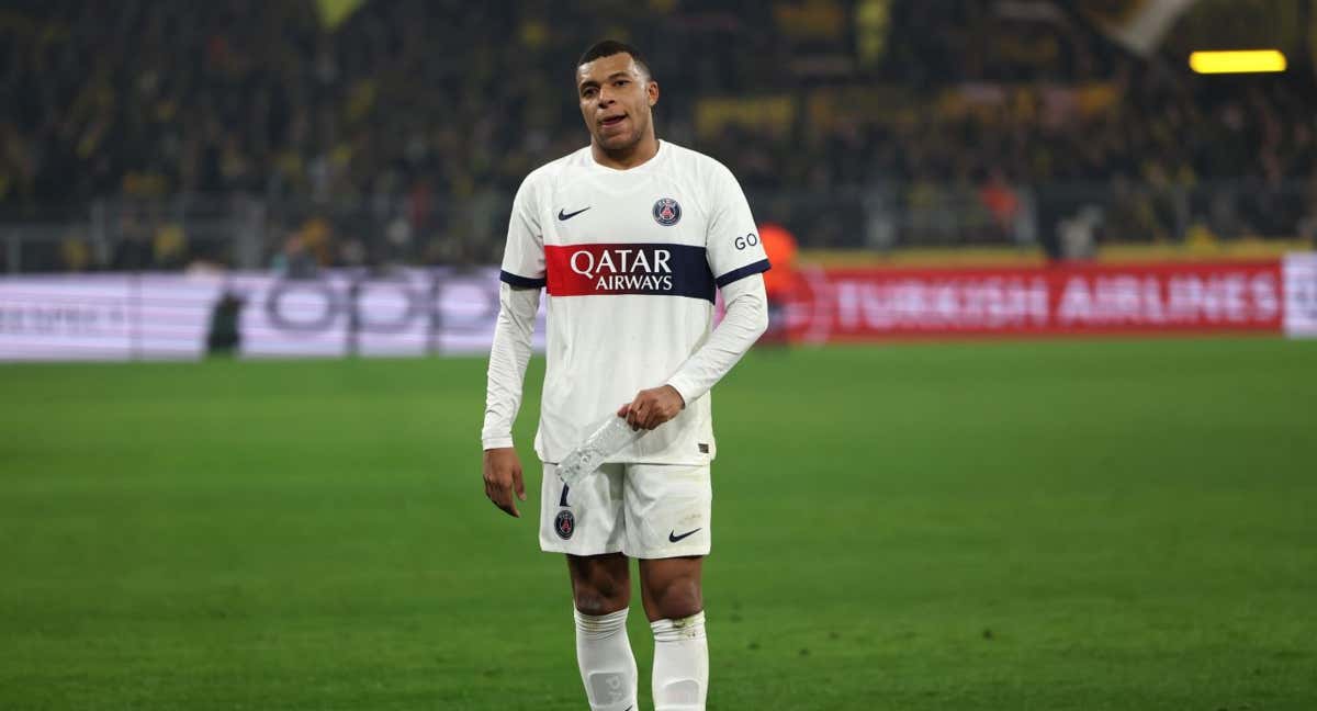 Mbappé, tras el partido ante el Dortmund./EFE