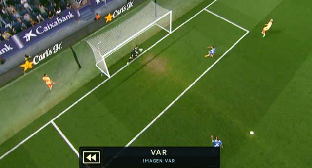 El Espanyol acude a la justicia ordinaria por la omisión de imágenes en el gol fantasma de Griezmann