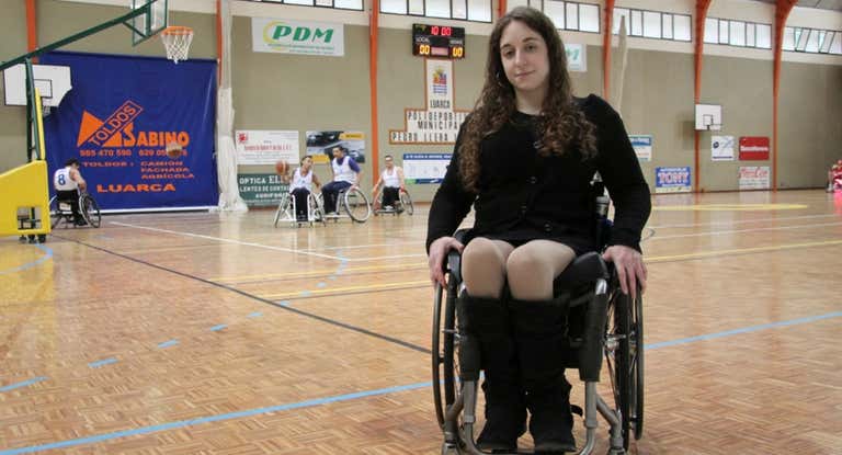 La haltera paralímpica Loida Zabala.
