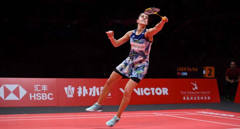 Carolina Marín, en la semifinal del BWF World Tour Finals.