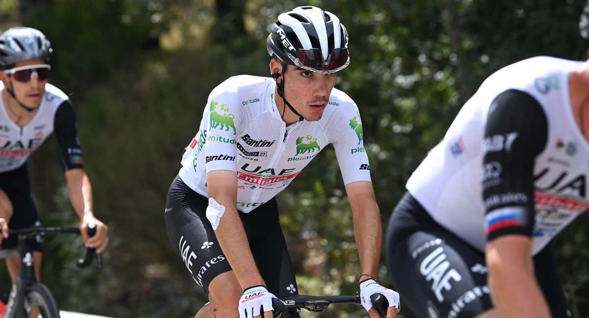 Juan Ayuso, en La Vuelta 2023.