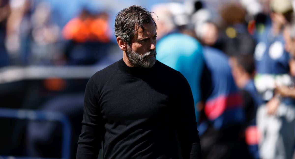 Quique Sánchez Flores, durante su etapa en el Getafe. /GETTY