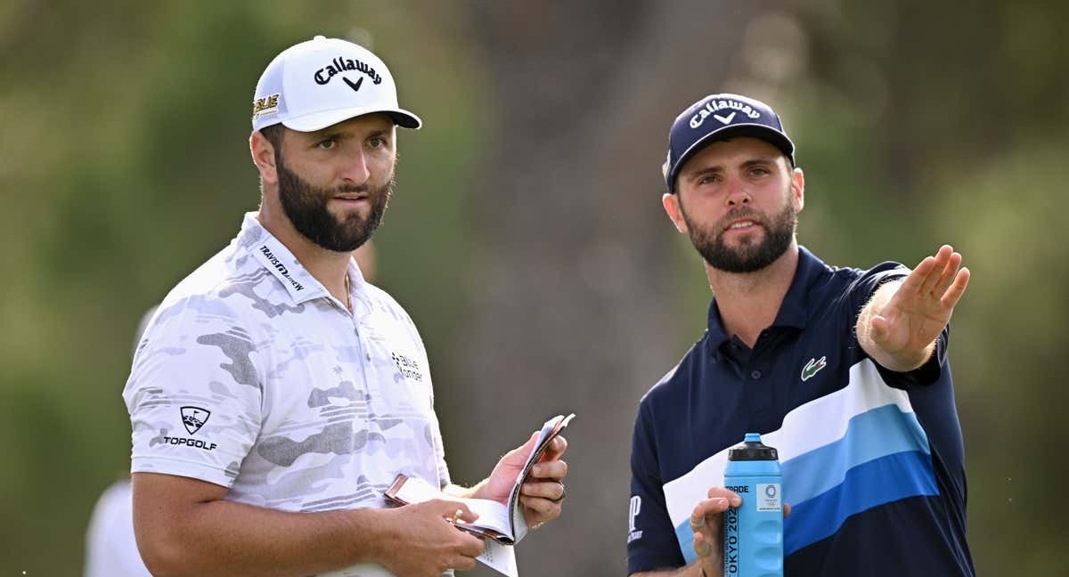 Adri Arnaus tiene una buena relación con Jon Rahm./GETTY