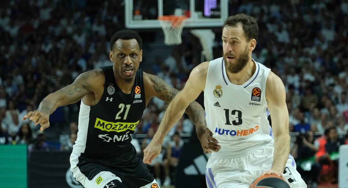 El Chacho y Nunnally, durante el quinto partido del pasado playoff.