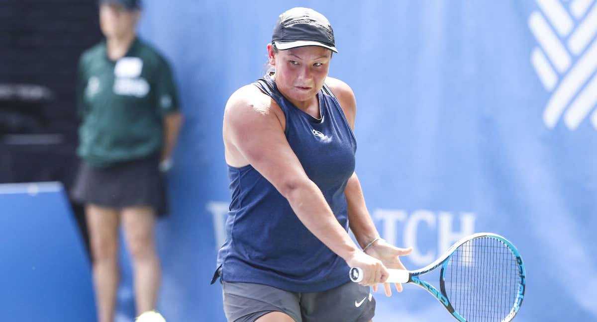 Tara Moore, en un torneo en Cleveland en 2021.