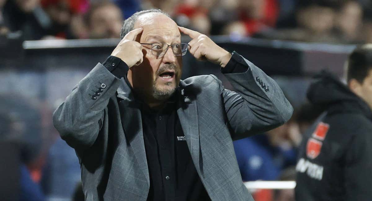 Rafa Benítez, en un partido esta temporada.