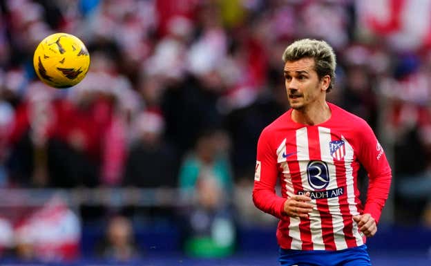 Griezmann, durante el Atleti-Sevilla. EFE/ Borja Sanchez-Trillo