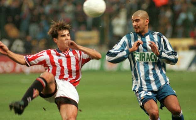 Abreu en su etapa como jugador del Depor. Efe