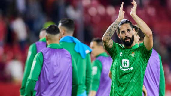 Isco celebra un triunfo del Betis. /EP