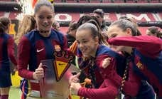 El Barça presume de cantera femenina en el Cívitas Metropolitano