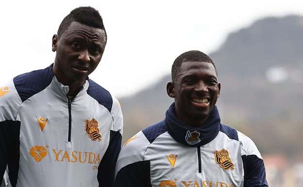 Hamarí Traoré, la verdadera sensación de la Real en esta primera parte del campeonato junto a Sadiq.  Real Sociedad