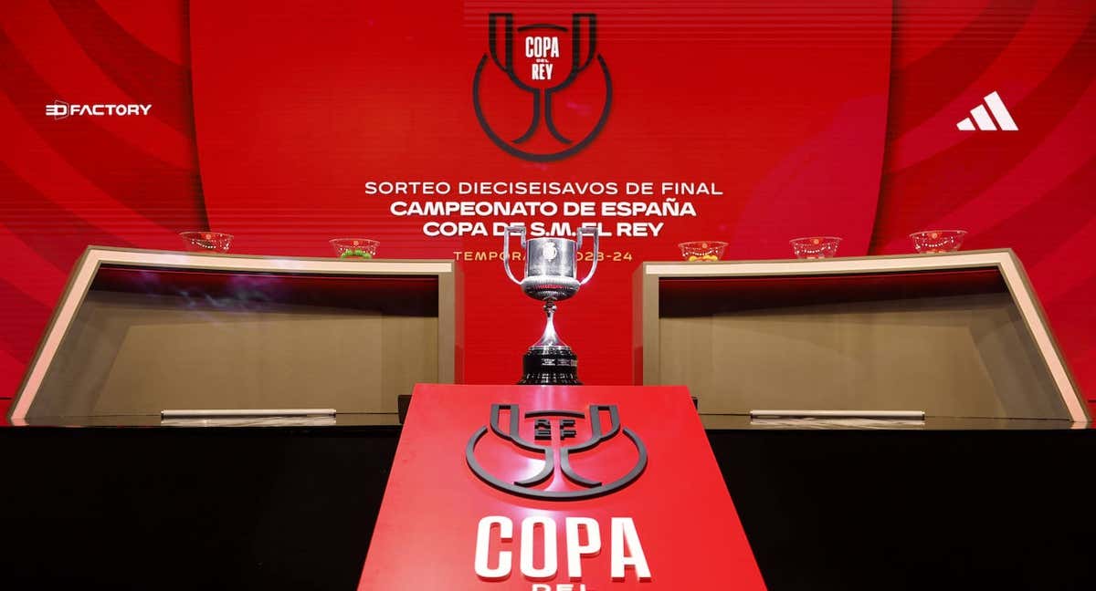 El trofeo de la Copa del Rey.